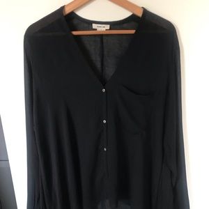 Helmut lang button down shirt in back.